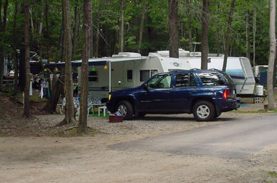 Old Orchard Beach Maine Campground Water and Electricity